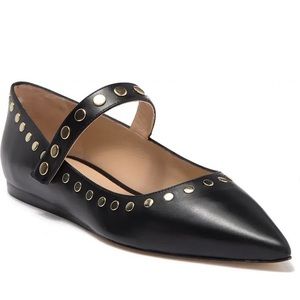 NWT Stuart Weitzman Gala stud Mary Jane flats
